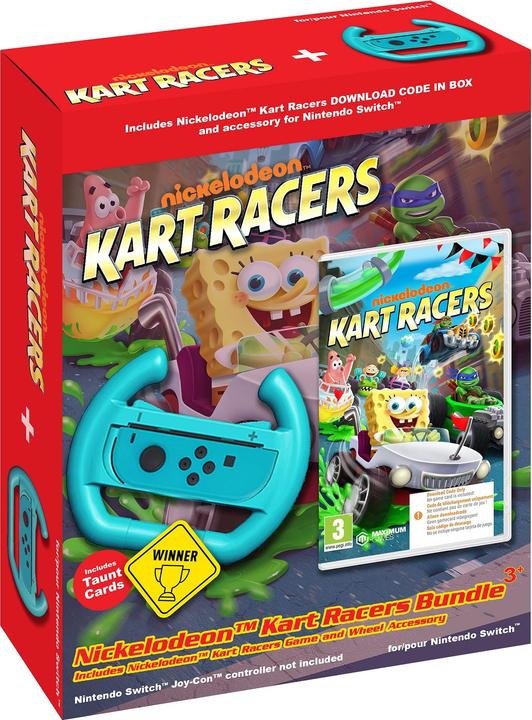 Actual product image Maximum Games Nickelodeon Kart Racers Bundle (Switch, Switch Lite, Switch OLED, IT, FR, EN)