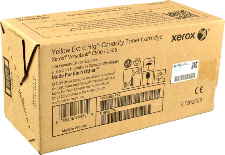 Actual product image Xerox Toner module EHC yellow 106R03875 VersaLink C50X 9'000 p. (Y)