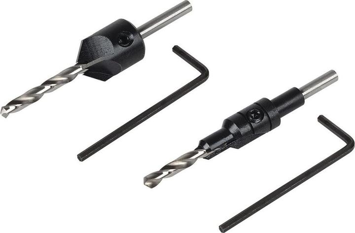 Immagine prodotto wolfcraft wolfcraft 1 Vorbohrer mit Senker ø3,2x12mm (12 mm, 3,2 mm)