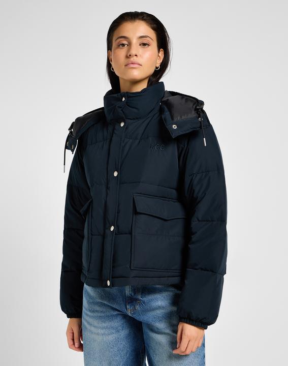 Lee Steppjacke Hooded Short Puffer