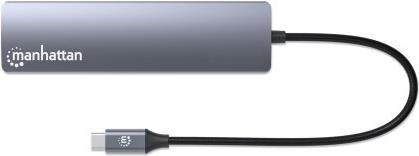 Actual product image Manhattan Powerbank 5000 mAh with integrated USB-C plug 10W for use as a mobile phone holder with L (5000 mAh, 10 W, 10 Wh)