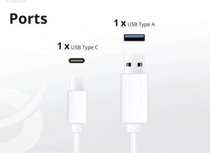 Actual product image Conceptronic Charger 2Port 20W,1xUSB-C,1xUSB-A Desk PD ws (20 W)