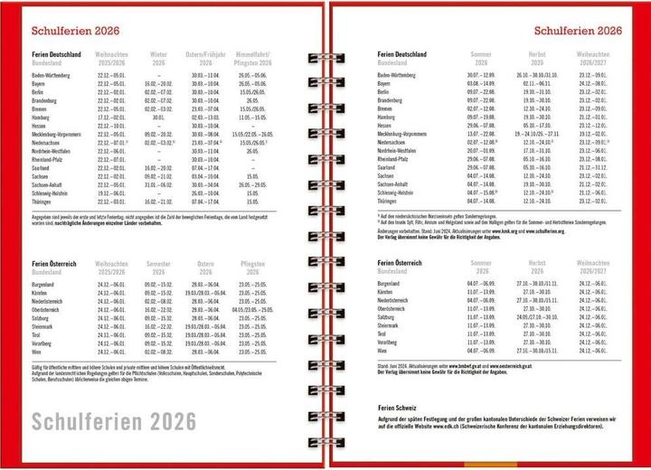 Nährwerte und Zutaten Peanuts Familienplaner-Buch A5 2026 (15.2 x 23.2 cm, Deutsch)