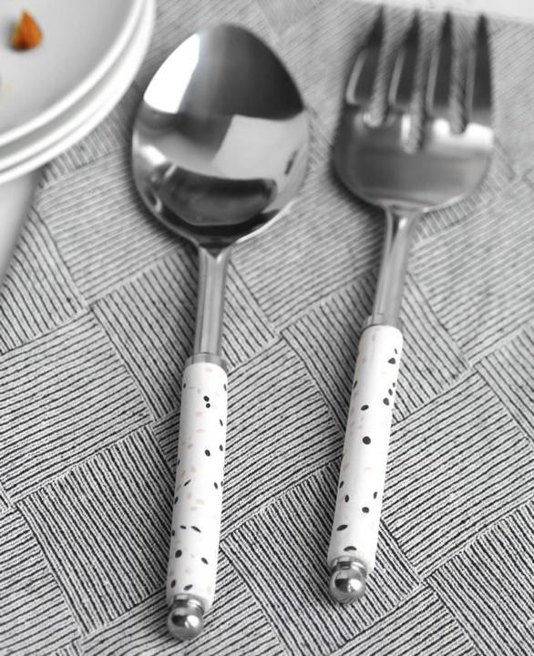 Actual product image I Am Creative Salad servers