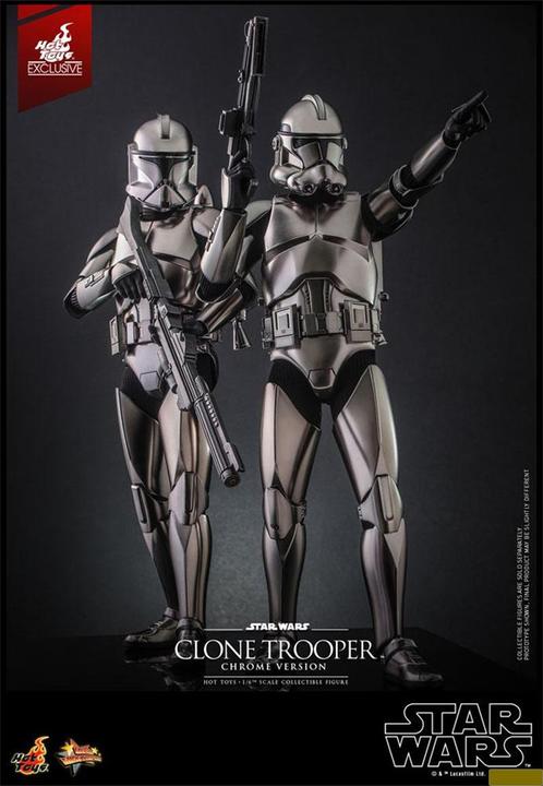 Produktbild Hot Toys Star Wars figurine 1/6 Clone Trooper (Chrome Version) 30 cm