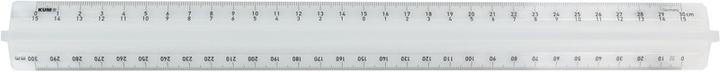 Actual product image Kum Plastic Ruler with Handle 30cm (300 mm)