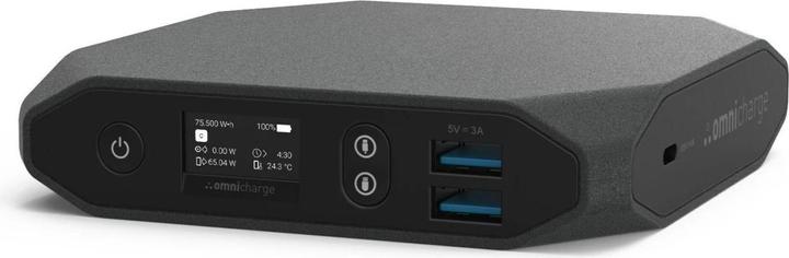 Omnicharge Power Station 20C+ 20000 mAh, 1 USB-C, 2 (20000 mAh, 71 Wh)