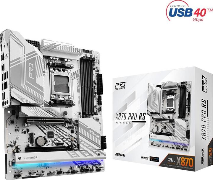 Actual product image AsRock X870 PRO RS (AM5, AMD X870, ATX)