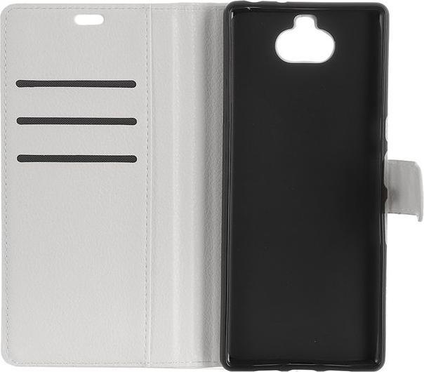 Actual product image MU Classic Litchi Leather Bookcover Series (Sony Xperia XA3)