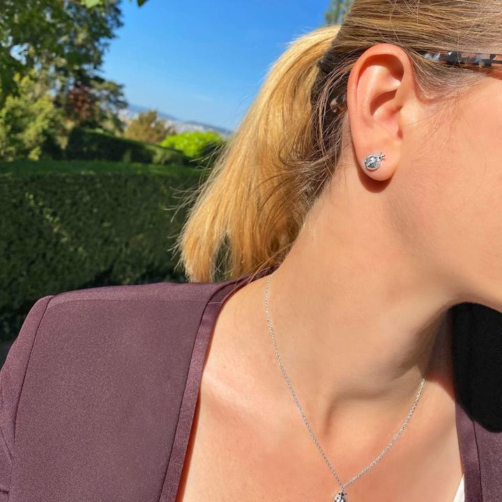 Immagine prodotto Candy Orecchini a forma di coccinella, argento 925 (Argento 925)