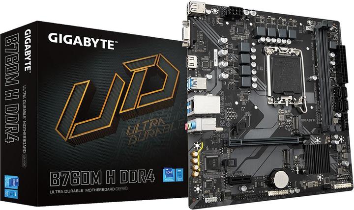 Produktbild Gigabyte B760M H DDR4 (LGA 1700, Intel B760 Express, mATX)