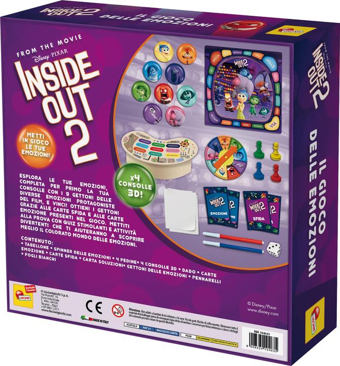 Image du produit Lisciani Inside Out 2 Il Gioco Delle Emozioni