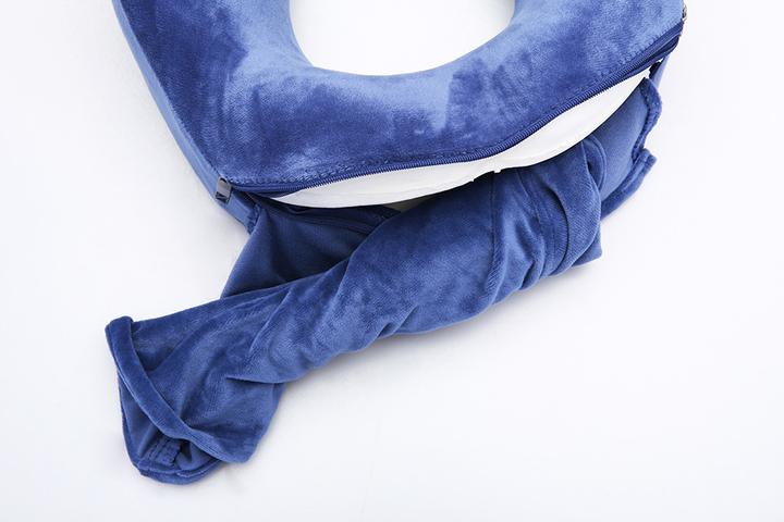 Immagine prodotto Travel Blue Nackenkissen mit Kapuze (Cuscino per testa e collo)