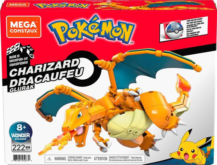 Actual product image Mega Construx Pokemon building set - Glurak