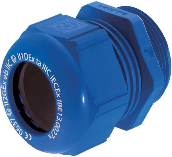 Image du produit Lapp Presse-étoupe ATEX SKINTOP M20 x 1.5 5...10 mm x 9 mm Polyamide bleu IP68