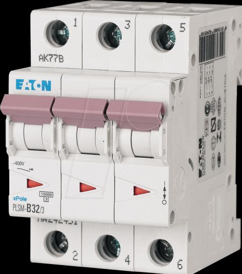 Image du produit Moeller Electric 10kA Triple Pole Type C MCB 32A