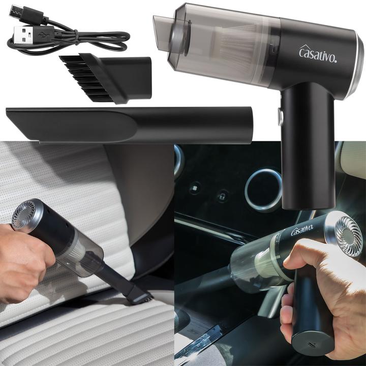 Immagine prodotto Casativo Kompakter Akku-Handstaubsauger mit LED-Leuchte