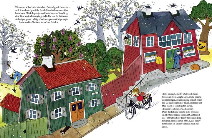 Image du produit Na klar, Lotta kann radfahren! (Allemand, Astrid Lindgren, Ilon Wikland, Thyra Dohrenburg, 1972)