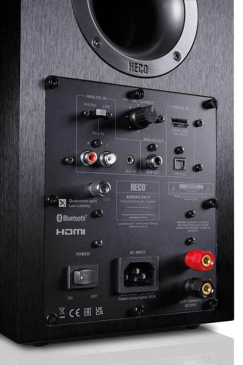Image du produit Heco Aurora 200 P Enceintes étagères actives (1 paire, 70 W)