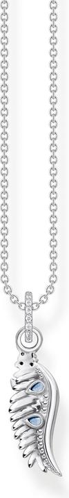 Produktbild Thomas Sabo Halskette Phönix Flügel mit Blauen Steinen Silber (925er Silber, 40 - 45 cm)
