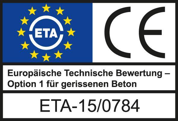 Produktbild Heco MULTI-MONTI-plus F Betonschraube Senkkopf TX 7,5x50 mm blau verzinkt 100 Stck (100 Schrauben pro Stück)