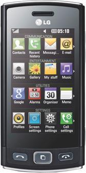 Actual product image LG GM360 Viewty Snap - Black (60 GB, 3", 5 Mpx)