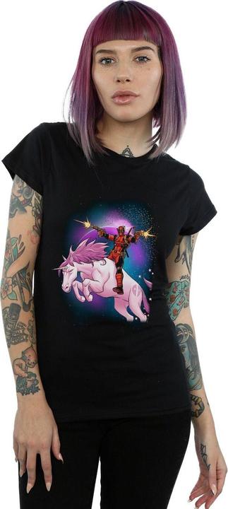 Produktbild Deadpool Space Unicorn Boyfriend Fit TShirt (L)