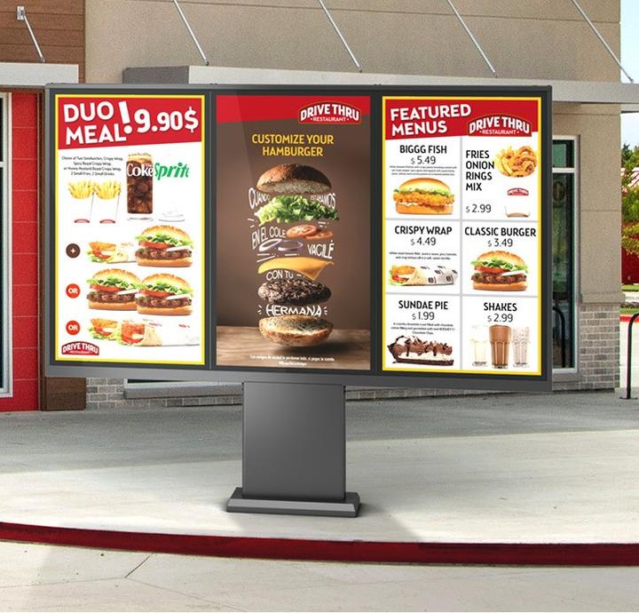 Image du produit DSS Outdoor Stele Portrait 3x46", Metall, Full Outdoor