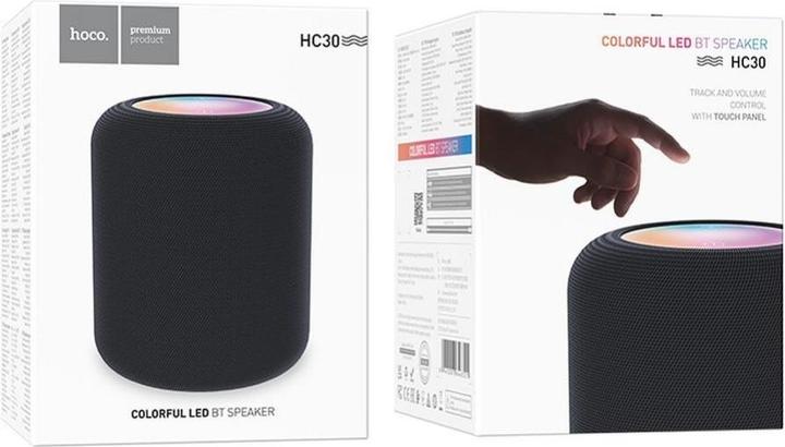 Actual product image Hoco Bluetooth speakers speaker bluetooth 5W HC30 black (3 h)