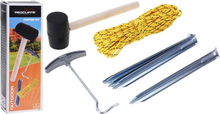 Actual product image Redcliffs 9-piece camping set