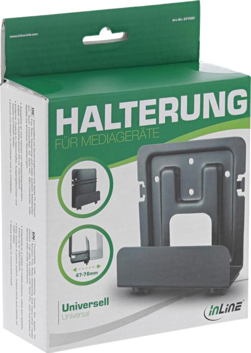 Actual product image InLine Holder for media devices / streaming boxes