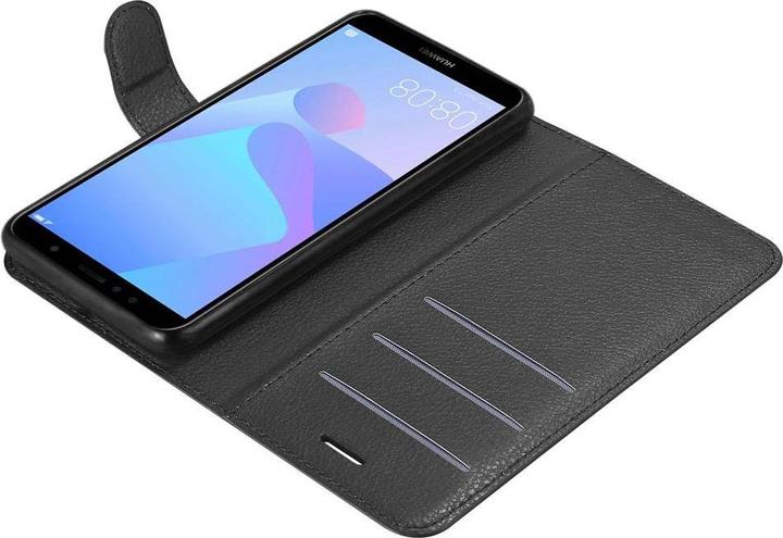 Actual product image Cadorabo Book with stand function cover (Huawei Y6 Prime (2018))