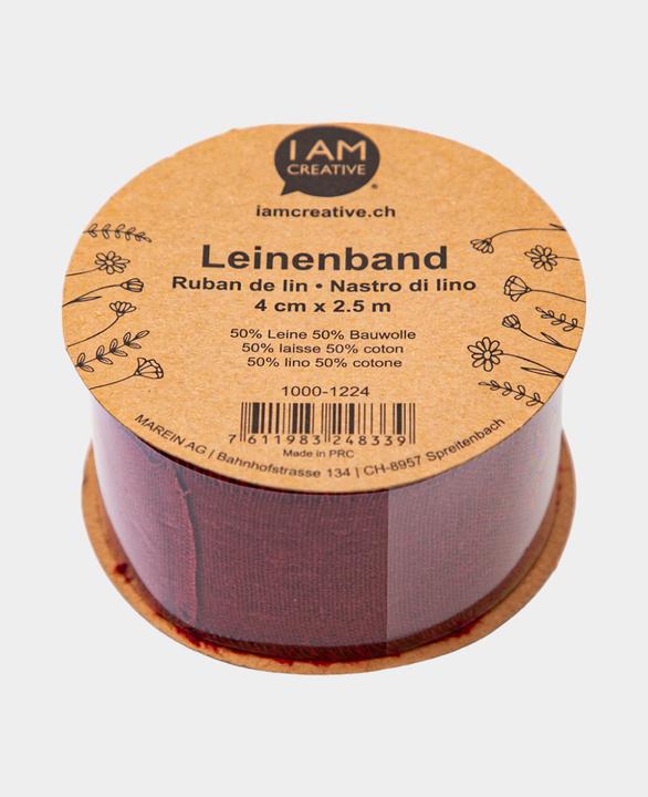 Produktbild I Am Creative Leinenband, vielseitiges Geschenkband (Geschenkband, 1 x)