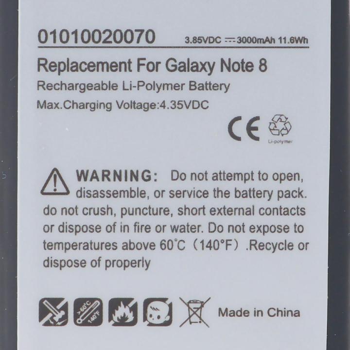 Immagine prodotto AccuCell Akku Samsung Galaxy Note 8, SM-N9500