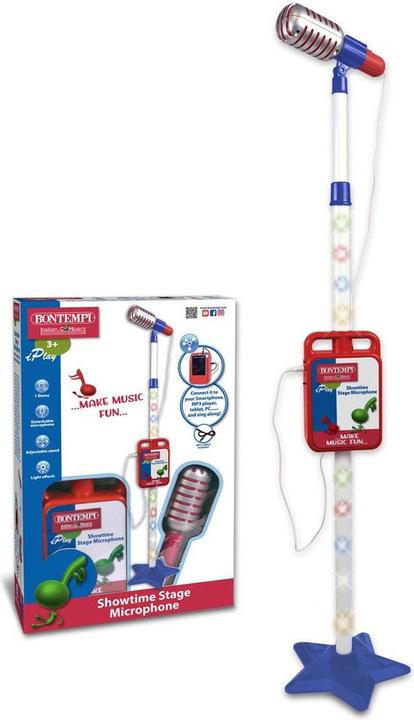 Produktbild Bontempi Standmikrofon blau