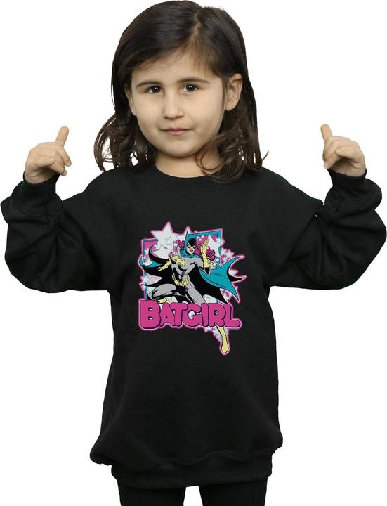 Actual product image Girls Batgirl Leap Sweatshirt (128)