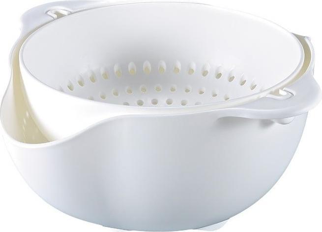 Actual product image JTI Roterande Durkslag och Skål - White