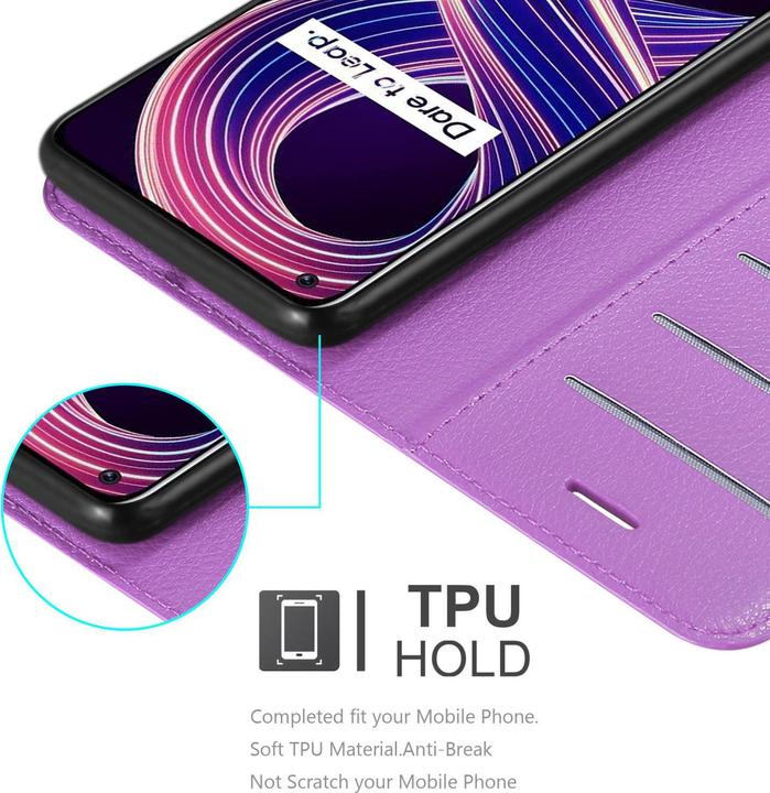 Actual product image Cadorabo Book Stand Case for Realme 8 5G / V13 / Q3 / Q3i / Narzo 30 5G (Realme Narzo 30 5G, Realme V13, Realme Q3i 5G)