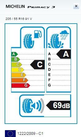 Produktbild Michelin Primacy 3 (205/55R16 91V)