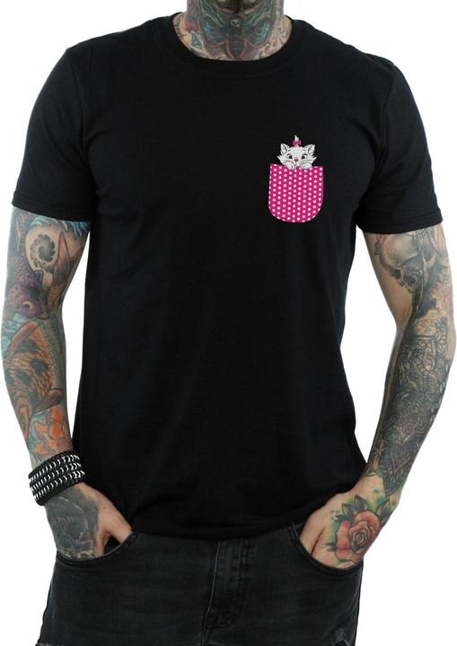 Actual product image Disney Mens Aristocats Marie Chest T-Shirt (S)