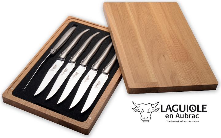 Laguiole en Aubrac Couteau à steak (6 pièce(s), Couteau)
