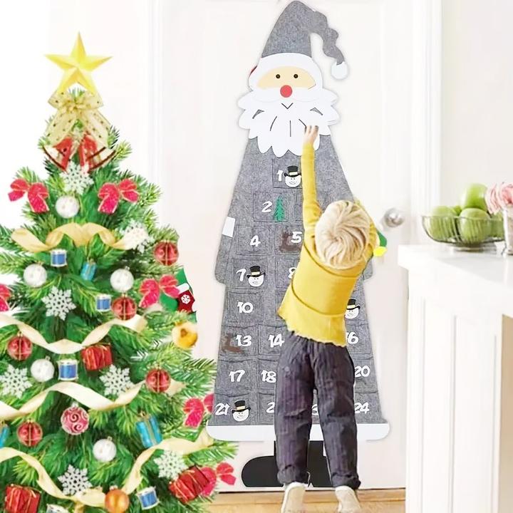 Produktbild Cbx Weihnachtsmann Adventskalender aus Filz