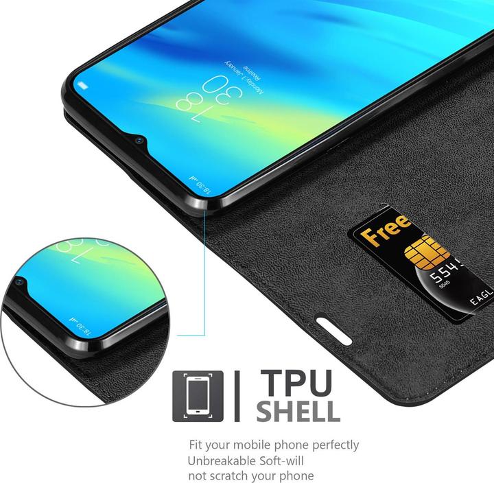 Actual product image Cadorabo Book Invisible Magnet Cover (Realme 7 Pro)