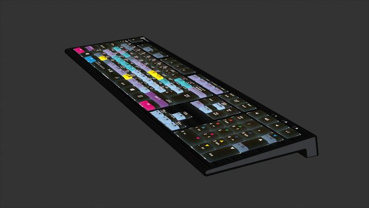 Image du produit Logickeyboard Davinci Resolve Astra2 BL angl. (PC) (ING. Int., Filaire)