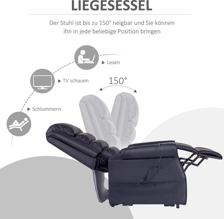 Produktbild Outsunny Sessel mit Aufstehhilfe