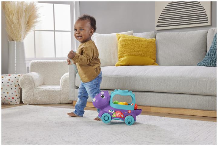 Produktbild Fisher-Price Fisher Price Little Dino Educational Slide Dinosaur with Sounds for 12+ Months HNR55