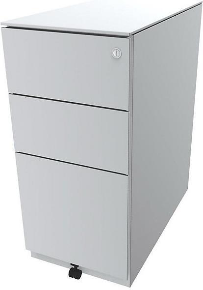 Image du produit Bisley Caisson roulant Note™, avec 2 tiroirs universels, 1 tiroir pour dossiers suspendus (30 x 56,5 x 65,5 cm)