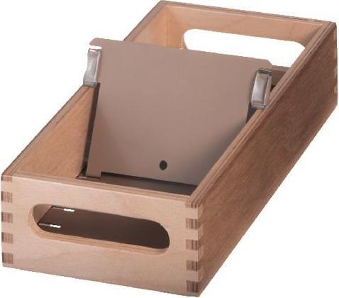 Actual product image Han Wooden card index trough (A7, Across)