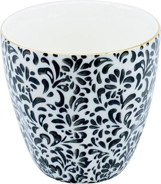 Produktbild Kadastar Kaffeetasse Metropolitan Floral 250 ml, Schwarz/Weiss (250 ml, 1 x)