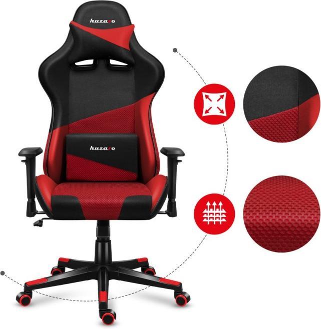 Actual product image Huzaro FORCE 6.2 Red Mesh Gaming Chair